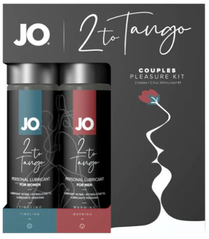 JO 2 To Tango Couples Pleasure Kit 2 x 2 Oz / 60 ml