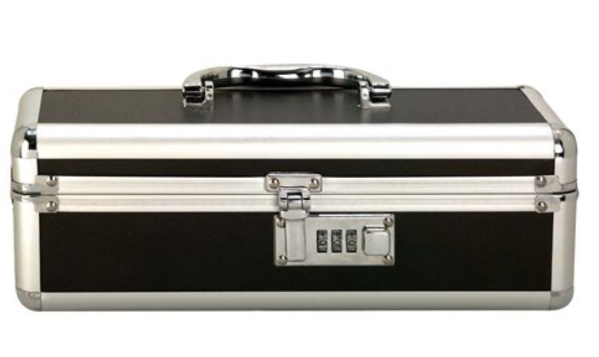 Lockable Vibrator Case - The Toy Chest - Medium - Black