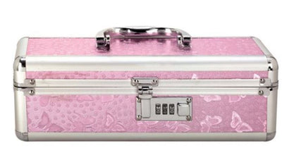 Lockable Vibrator Case - The Toy Chest - Medium - Pink