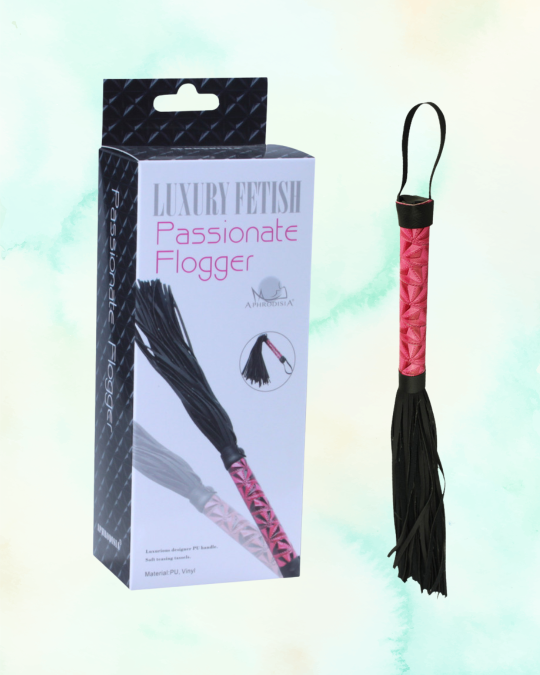 Luxury Fetish Passionate Flogger - Black