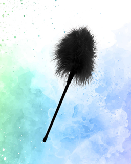 Ouch Black and White - Feather Black 1