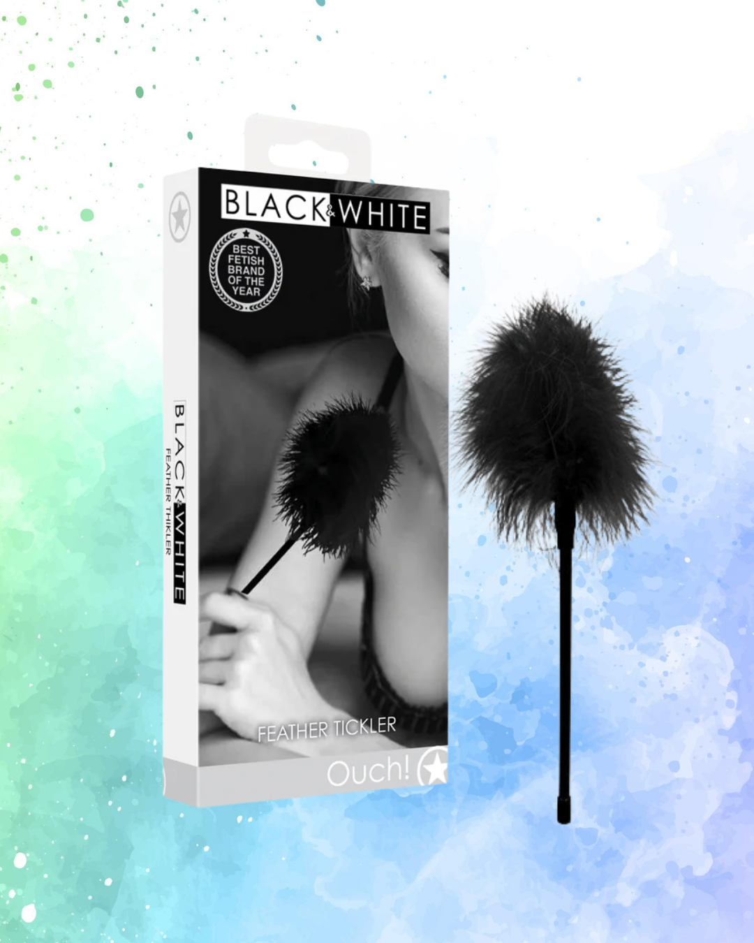OUCH Black and White - Feather Tickler