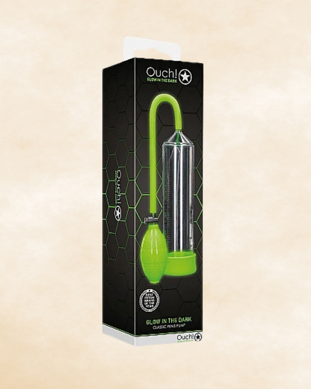 OUCH Glow in the Dark - Classic Penis Pump