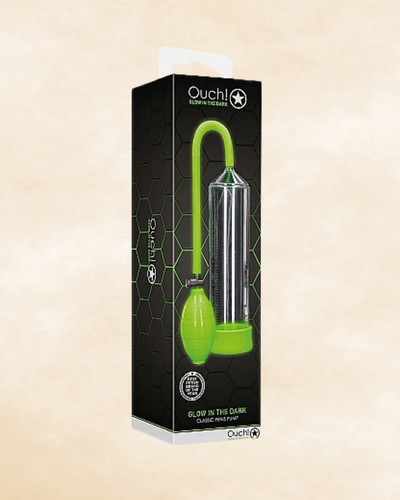 OUCH Glow in the Dark - Classic Penis Pump