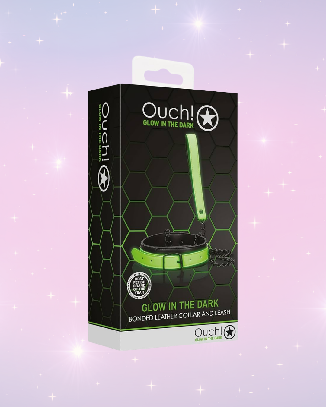 OUCH Glow in the Dark - Collar and Leash