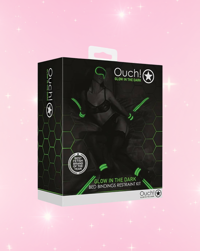 OUCH Glow in the Dark - Bed Bindings Restraint Kit