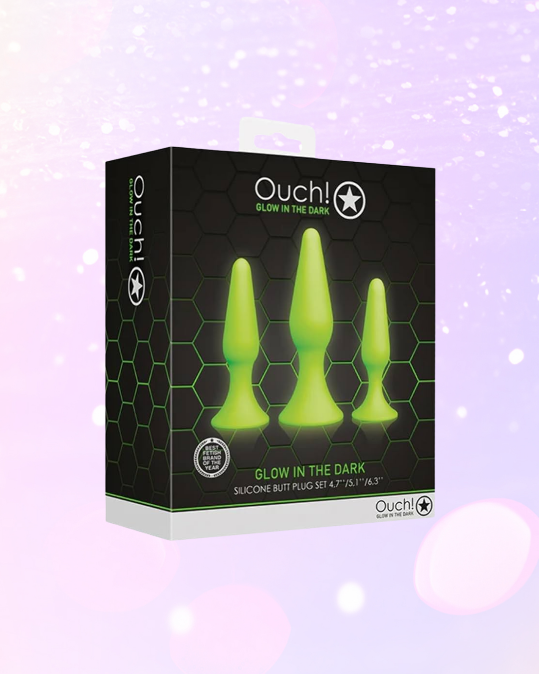 OUCH Glow in the Dark - Butt Plug Set