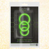 OUCH Glow in the Dark - 3 Pcs Cock Ring Set