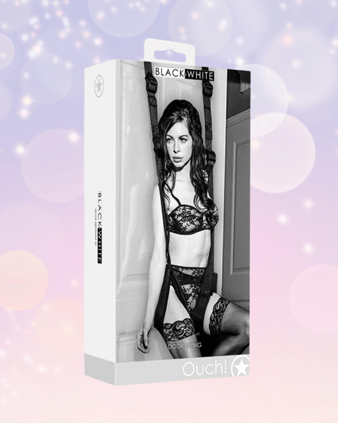 Ouch Black and White - Door Swing