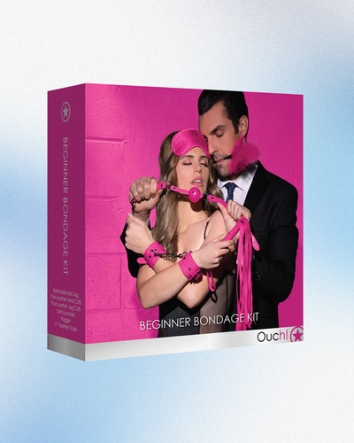 Ouch Black and White - Beginners Bondage Kit Pink