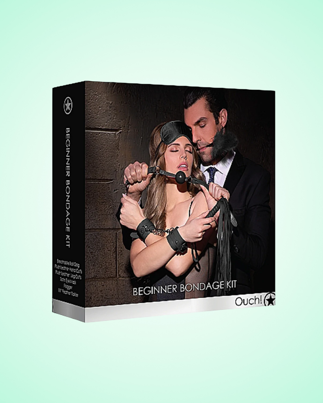 Ouch Black and White - Beginners Bondage Kit Black