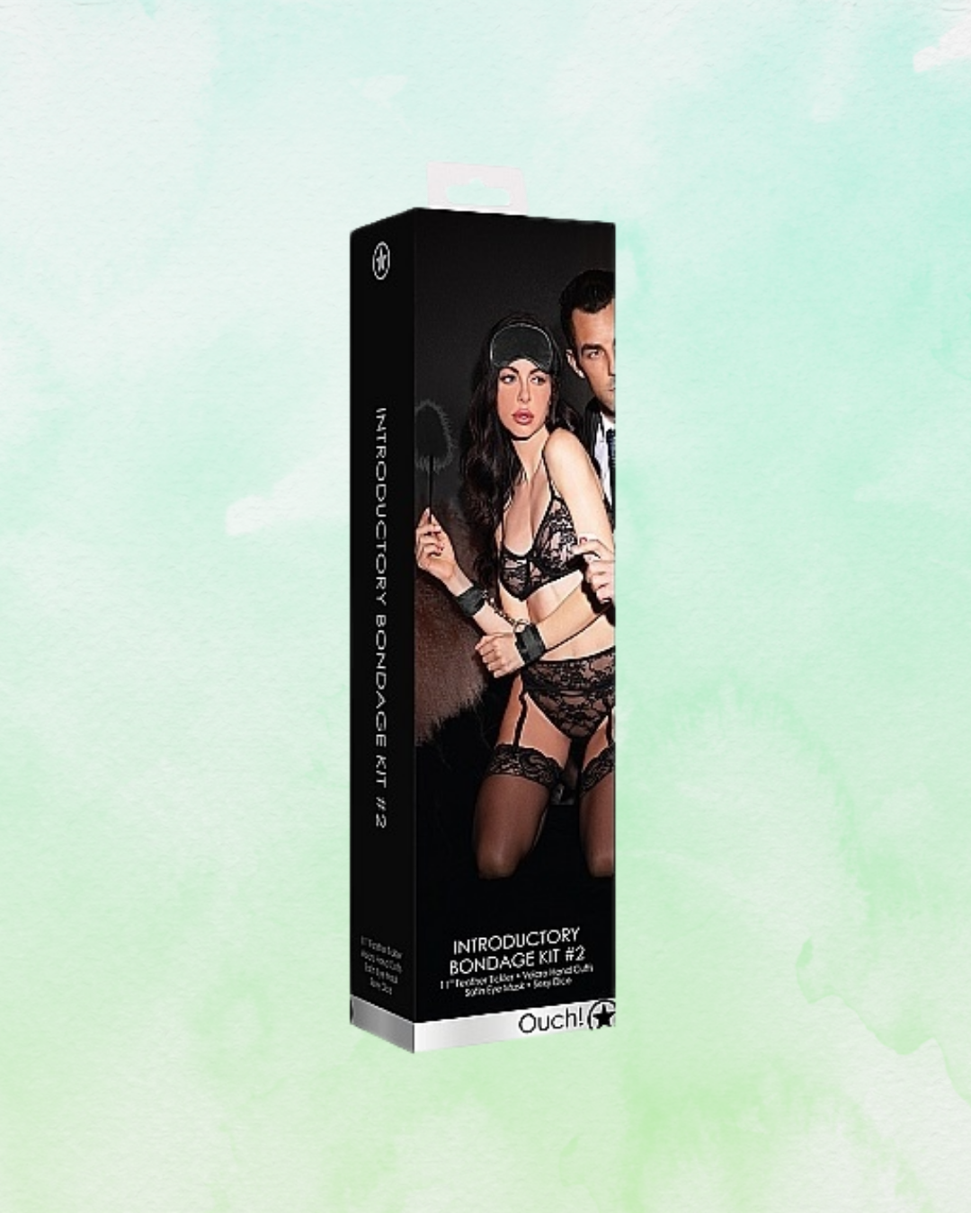 Ouch Black and White - Introductory Bondage Kit #2 Black