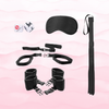 Ouch Black and White - Bed Post Bindings Restraing Kit Black