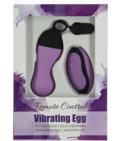 Power bullet Remote Control Egg 10 Function Purple