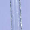 Addiction Crystal 7″ Vertical Dong Clear Tpe With Bonus Bullet