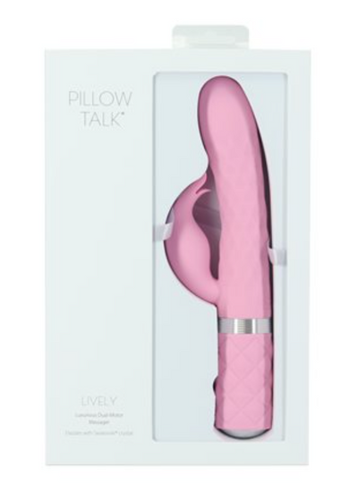 Pillow Talk - Lively Luxurious Dual Motor Massager Pink