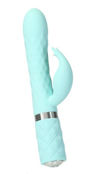 Pillow Talk - Lively Luxurious Dual Motor Massager Teal