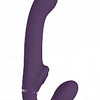 Vive Ai-Dual Vibrating & Air Wave Tickler Strapless Strapon