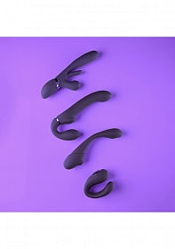 Vive Ai-Dual Vibrating & Air Wave Tickler Strapless Strapon