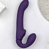 Vive Ai-Dual Vibrating & Air Wave Tickler Strapless Strapon