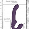 Vive Ai-Dual Vibrating & Air Wave Tickler Strapless Strapon