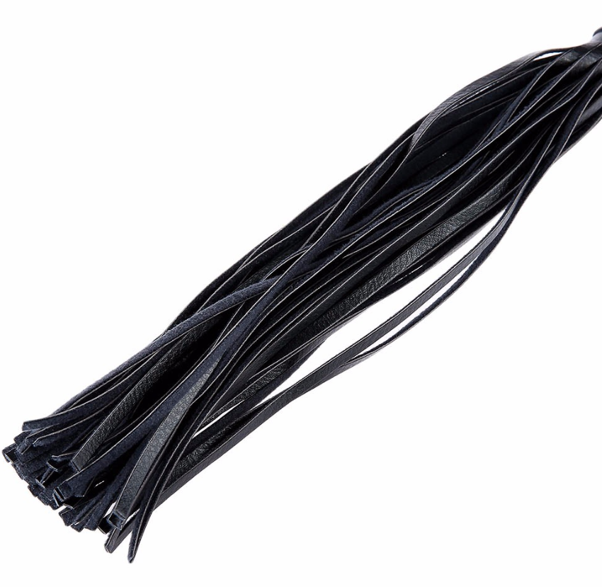 Luxury Fetish Passionate Flogger - Black