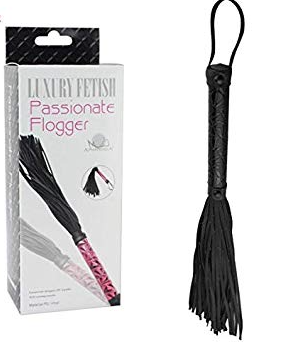 Luxury Fetish Passionate Flogger - Black