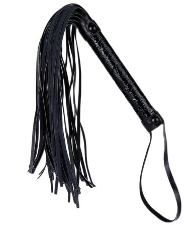 Luxury Fetish Passionate Flogger - Black