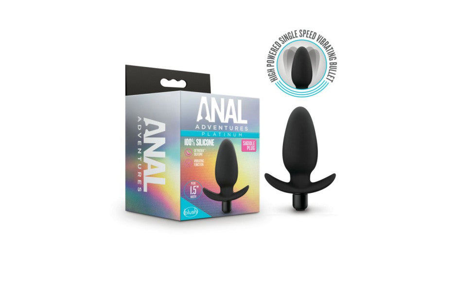 Anal Adventures - Platinum Silicone Saddle Plug