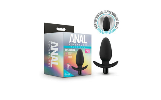 Anal Adventures - Platinum Silicone Saddle Plug