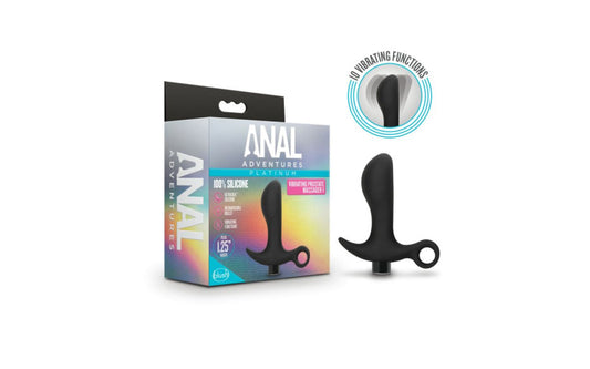 Anal Adventures - Platinum Silicone Prostate Massager 01