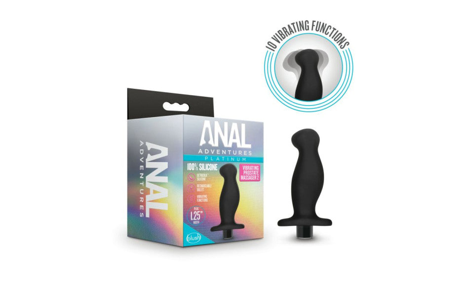 Anal Adventures - Platinum Silicone Prostate Massager 02