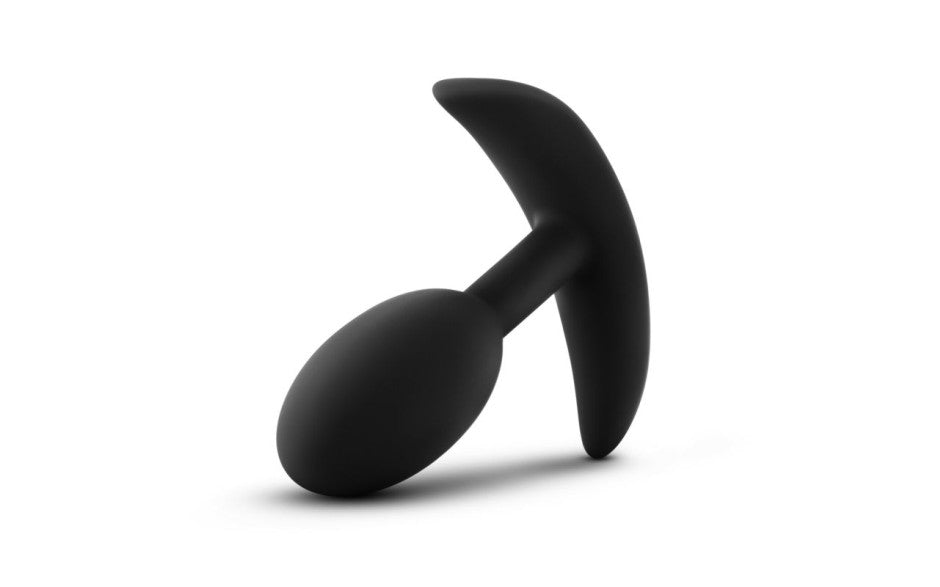 Anal Adventures - Platinum Silicone Vibra Slim Plug Small