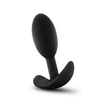 Anal Adventures - Platinum Silicone Vibra Slim Plug Small