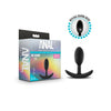 Anal Adventures - Platinum Silicone Vibra Slim Plug Small