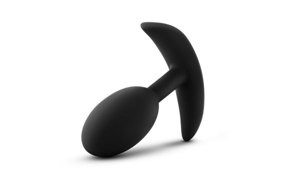 Anal Adventures - Platinum Silicone Vibra Slim Plug Medium