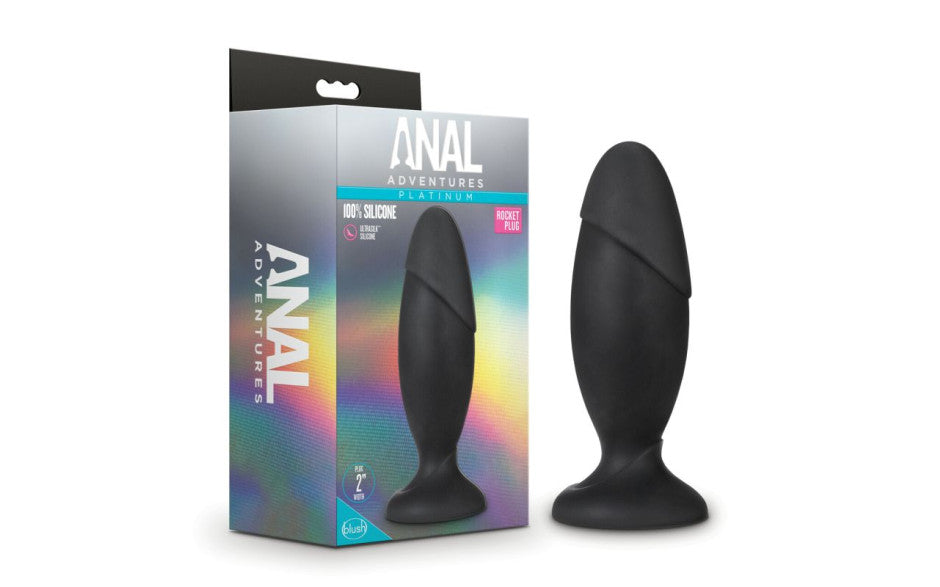 Anal Adventures - Platinum Silicone Rocket Plug