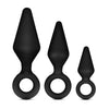 Anal Adventures - Platinum Silicone Loop Plug Kit