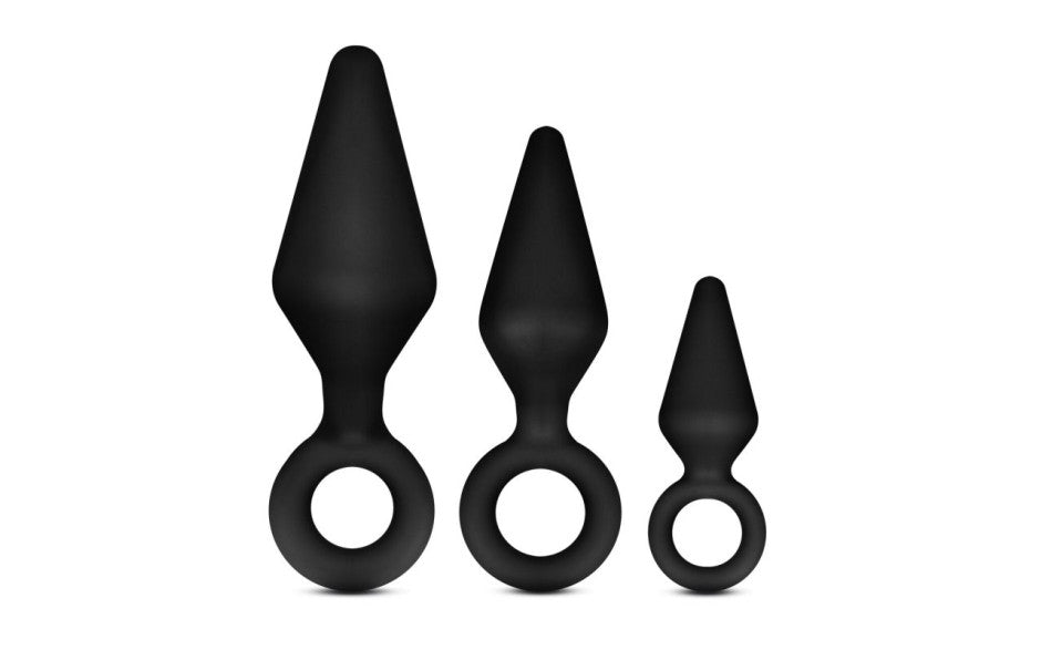 Anal Adventures - Platinum Silicone Loop Plug Kit
