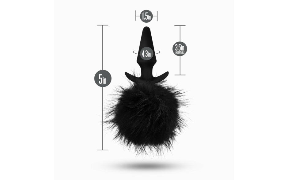 Anal Adventures - Platinum Rabbit Tail Plug