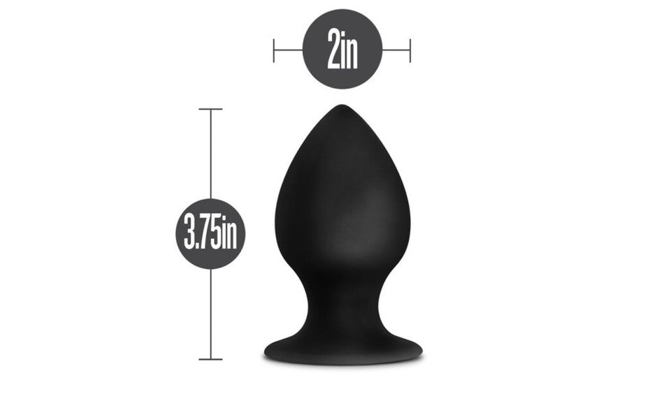 Anal Adventures - Platinum Silicone Anal Stout Plug Large