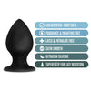 Anal Adventures - Platinum Silicone Anal Stout Plug Large