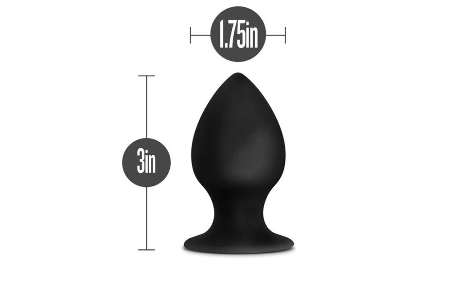 Anal Adventures - Platinum Silicone Anal Stout Plug Medium