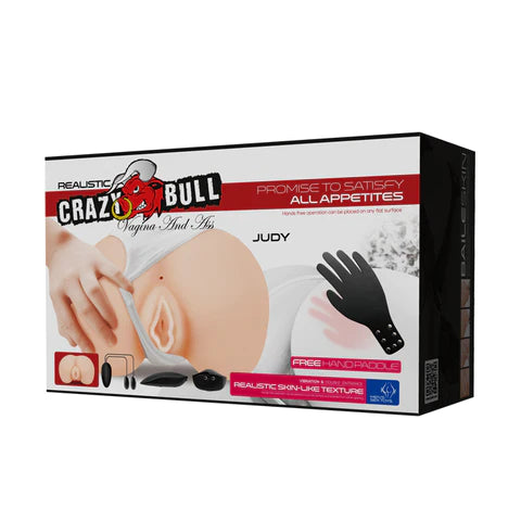 Crazy Bull Vagina & Anal Masturbator Judy Flesh