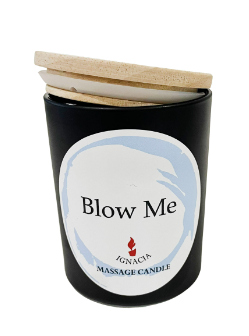 Massage Candle - Blow Me - 150g Chocolate Fudge