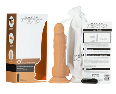 Naked Addiction - Caramel Silicone 8"