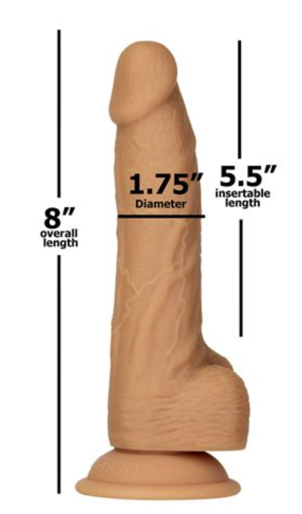 Naked Addiction - Caramel Silicone 8"