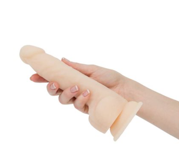 Naked Addiction – Vanilla Thrusting Dong – 9″ with Remote