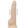 Naked Addiction – Vanilla Thrusting Dong – 9″ with Remote