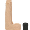 Naked Addiction 7.5″ Vibrating, Rotating & Thrusting Dong with Remote Control Vanilla